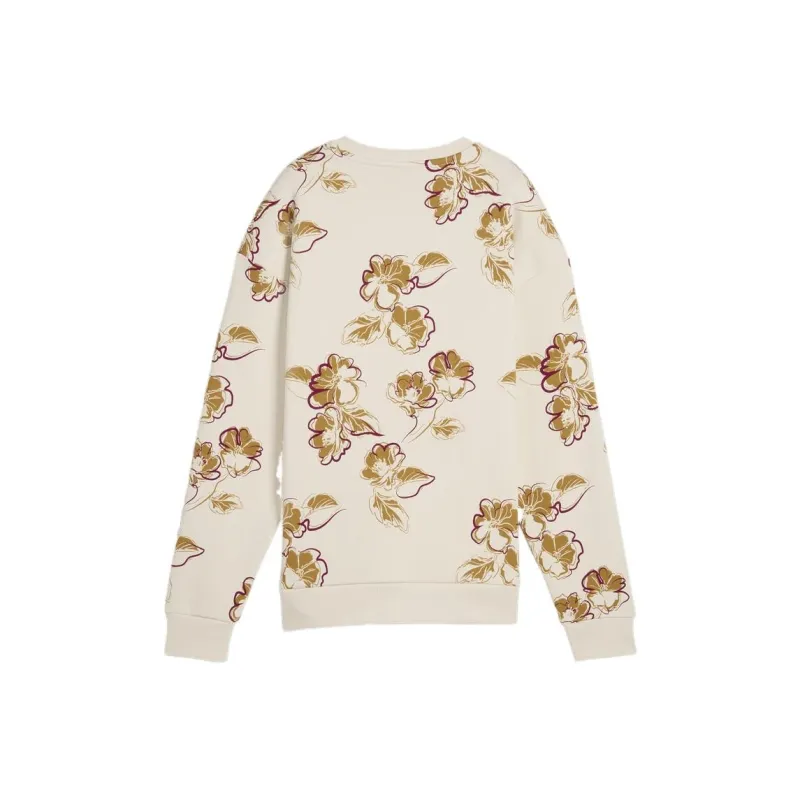 PUMA EssentialsFloral Sweatshirt Women's White-1