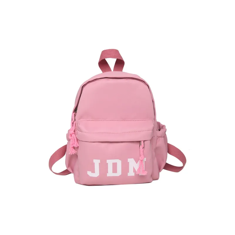OURFUN Oxford Backpack Women's Ecru/Black/Pink/Sky Blue-6