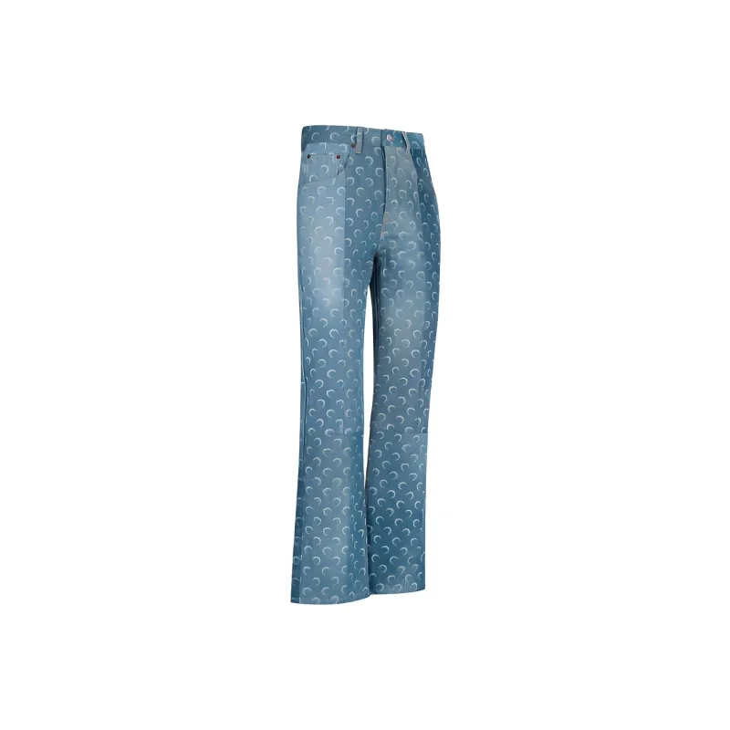 Marine Serre Jeans Men Blue-2