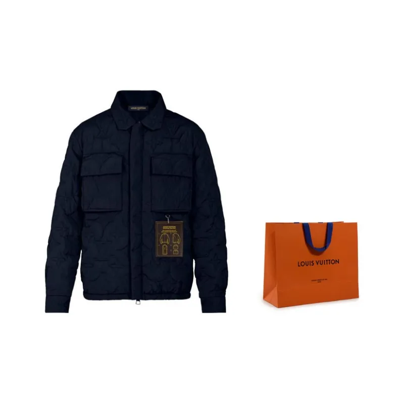 Lv Monogram Padded Light Blouson-6