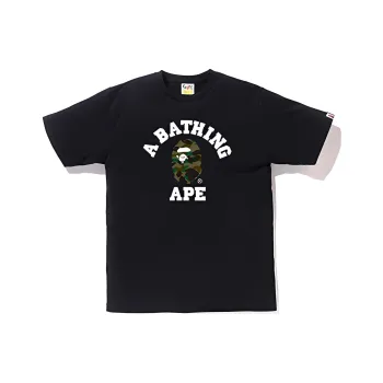A BATHING APE 1st Camo College Tee
