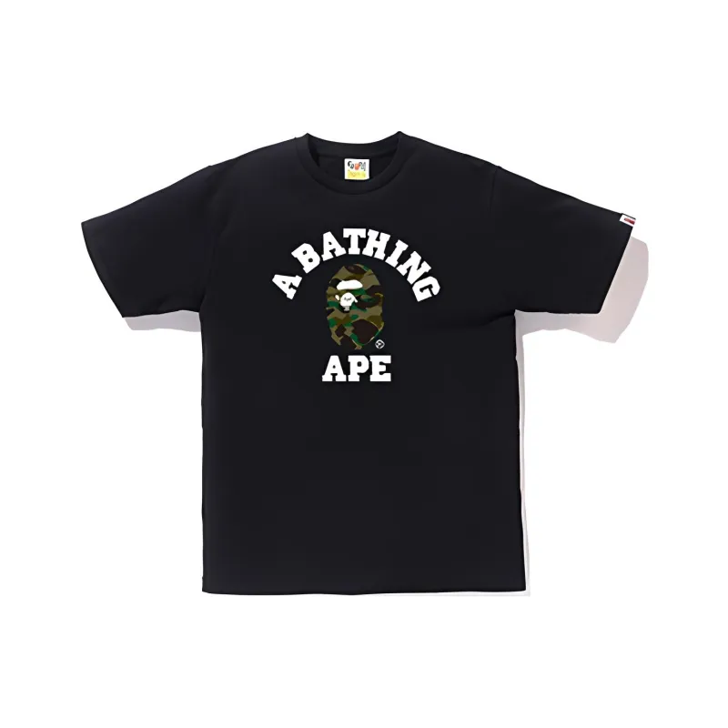 Bape 1st Camo College Tee-0