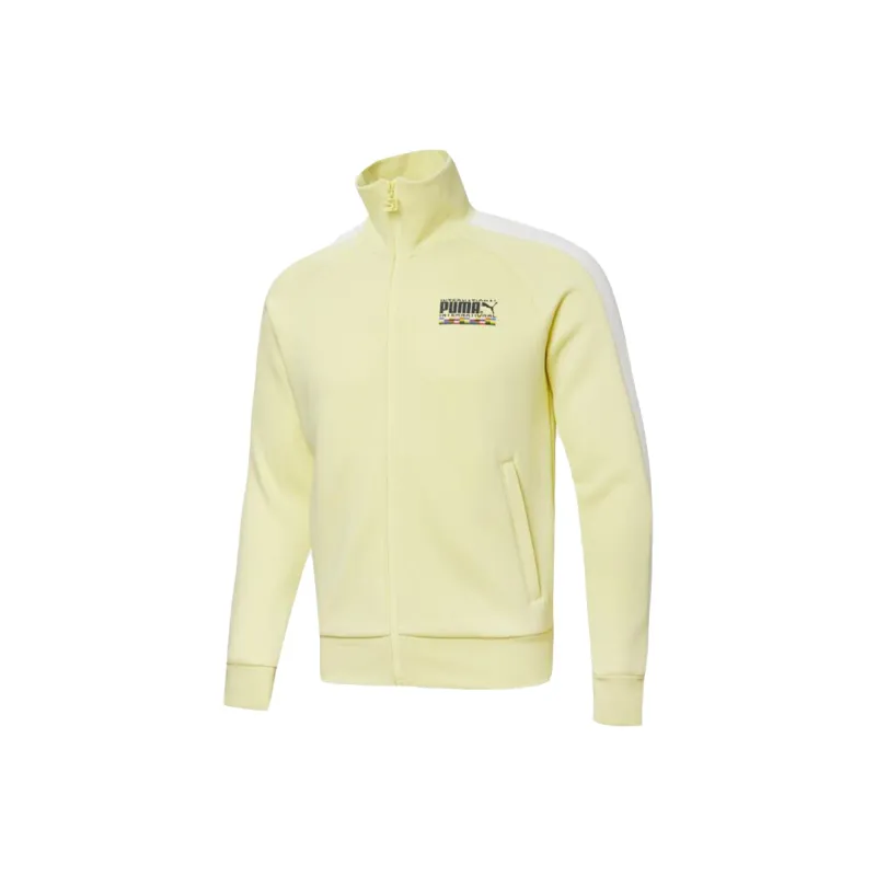 PUMA Jackets Men Yellow-0
