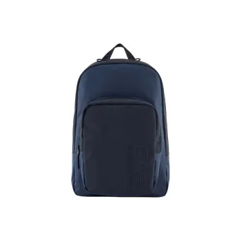 EMPORIO ARMANI Polyester Backpack Unisex Marine Blue
