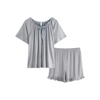 Xuan Liang Pajama Set Women's Mist Gray