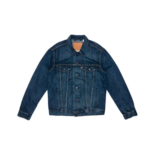Levis Jackets Men Navy Blue