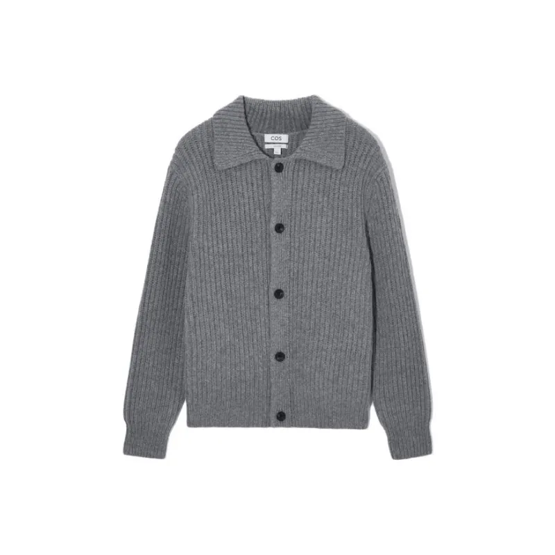 COS Cashmere Sweaters Men Gray-0