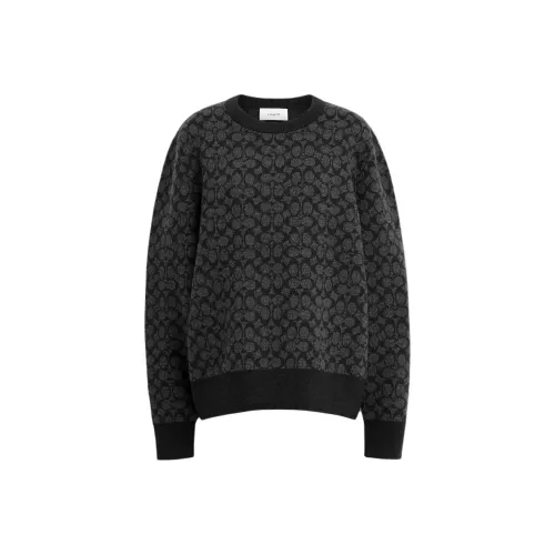 COACH Sweater Unisex Smoke Gray