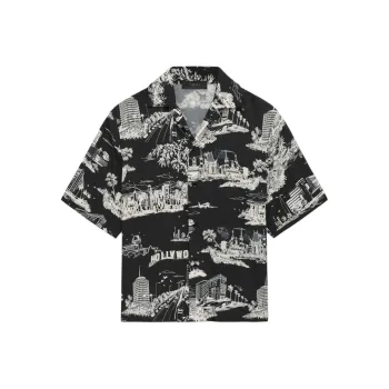 AMIRI La Landmark Camp Shirt