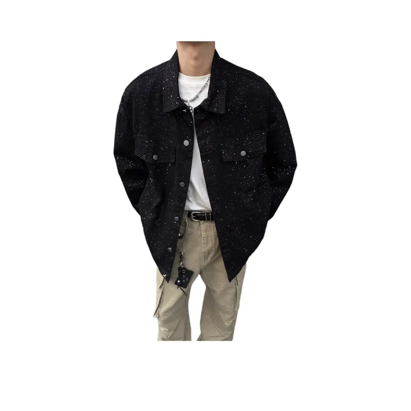 PANDA ADEVIL Denim Jacket Unisex Black-0