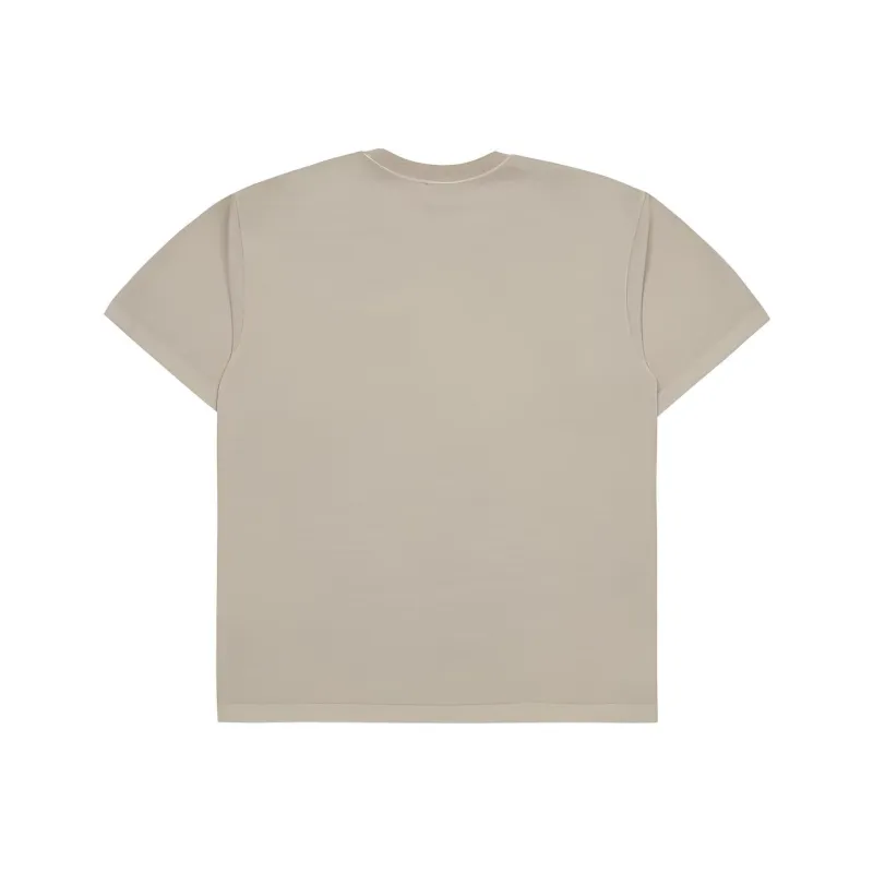 Acme De La Vie/ADLV Star A Logo Pigment Washing Short T-Shirt Unisex Beige Camel-1