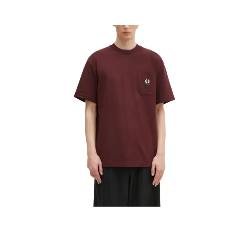 FRED PERRY T Shirt Men's Chestnut-0