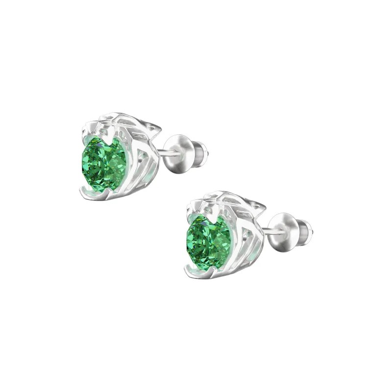 ICEGANG S925 Silver Stud Earrings Unisex-7