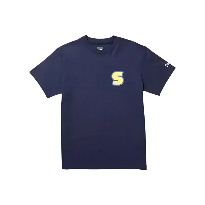 New Era SS21 Straight T-Shirt Unisex Dark Blue-1