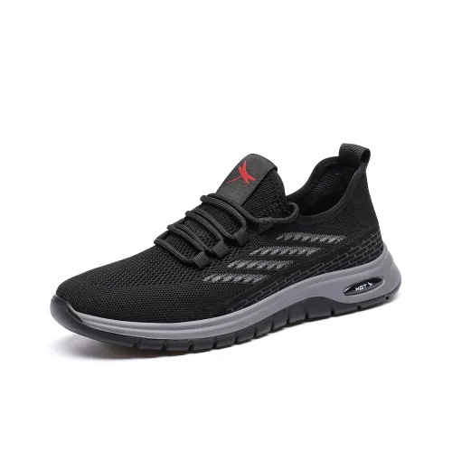 RED DRAGONFLY Mesh Shoes For Men Shock Absorbers Low Top Casual Shoes Men's