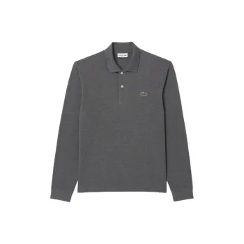 LACOSTE Polo Shirt Men's Medium Gray