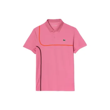 LACOSTE Polo Shirts Men Pink