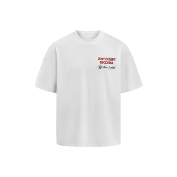 8FF T Shirts Unisex Moon White