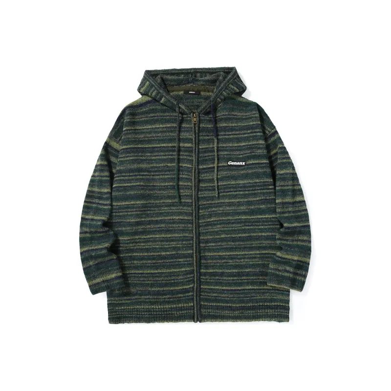 GENANX Sweaters Unisex Green-0
