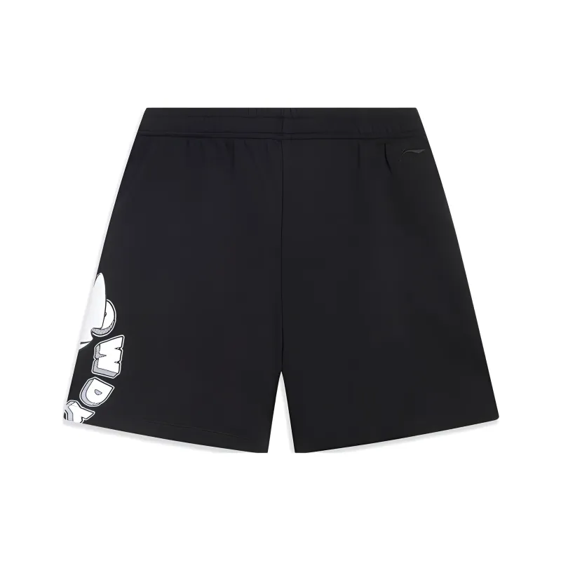 LiNing x Disney Casual Shorts Women's Black-1