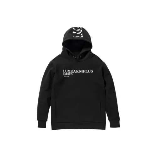 Luxeakmplus 블랙 남성 맨투맨