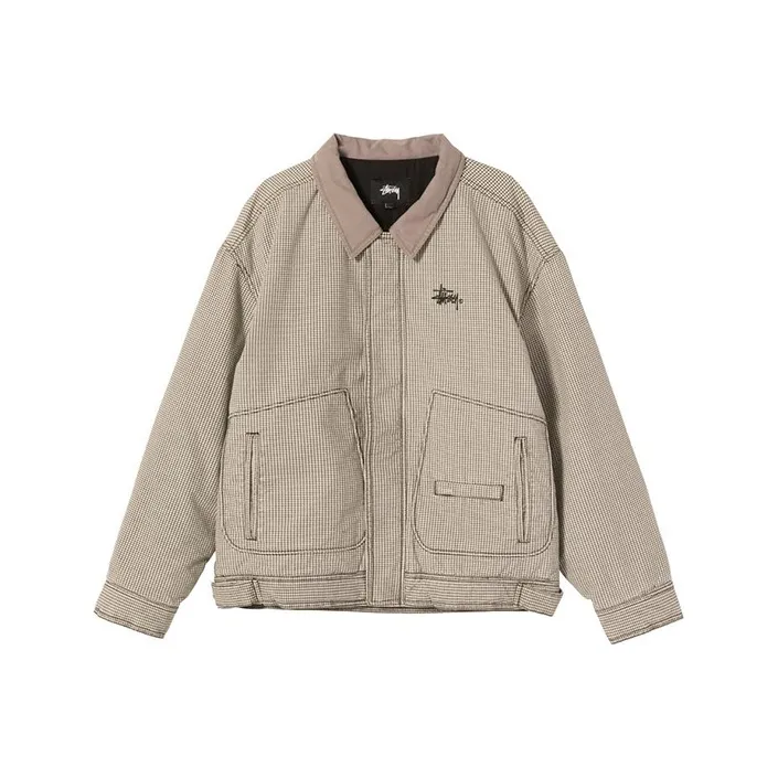 Stussy Jackets Unisex Brown Plaid-0