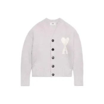 AMIPARIS Paris Ami De Coeur Knitted Buttoned Cardigan