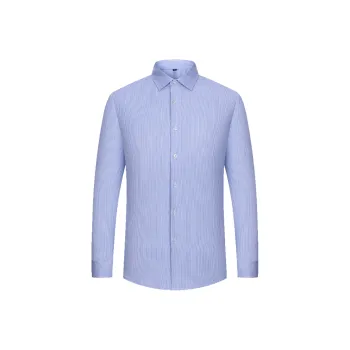 FIRS Shirt Men's Blue Thick Vertical Stripes
