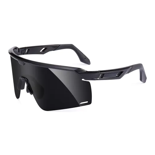 SUYAN TR/Memory Plastic Plate Alloy Frame Irregular Shape Sunglasses Unisex