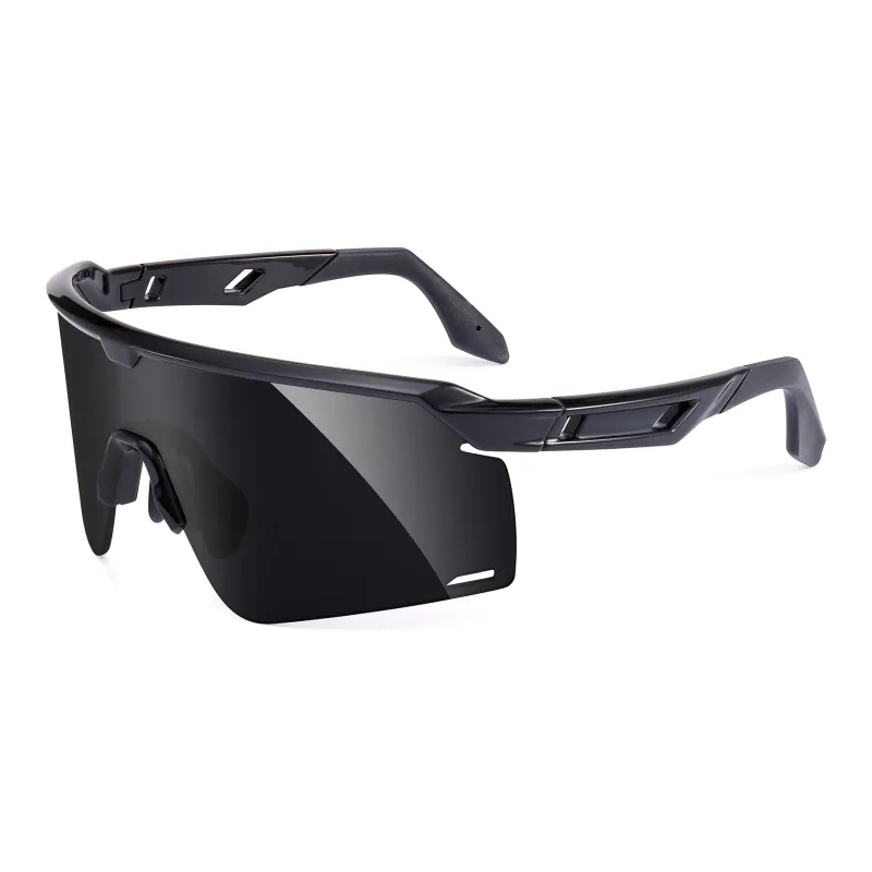 SUYAN TR/Memory Plastic Plate Alloy Frame Irregular Shape Sunglasses Unisex-0