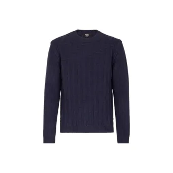 FENDI Sweaters Men Blue