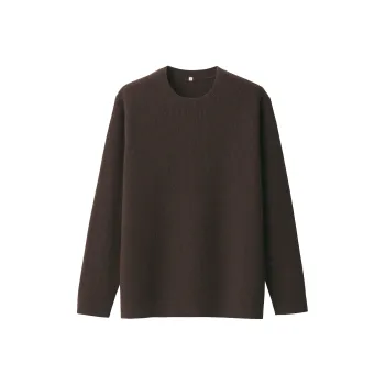 MUJI LABO Series Sweater Men's Dark Brown