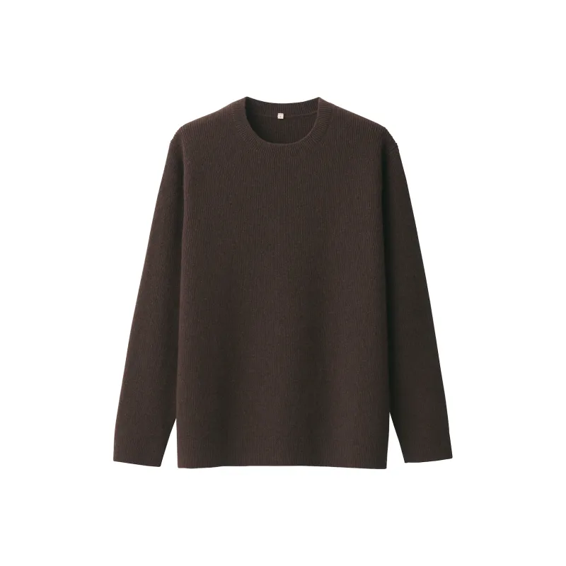 MUJI LABO Series Sweater Men's Dark Brown-0