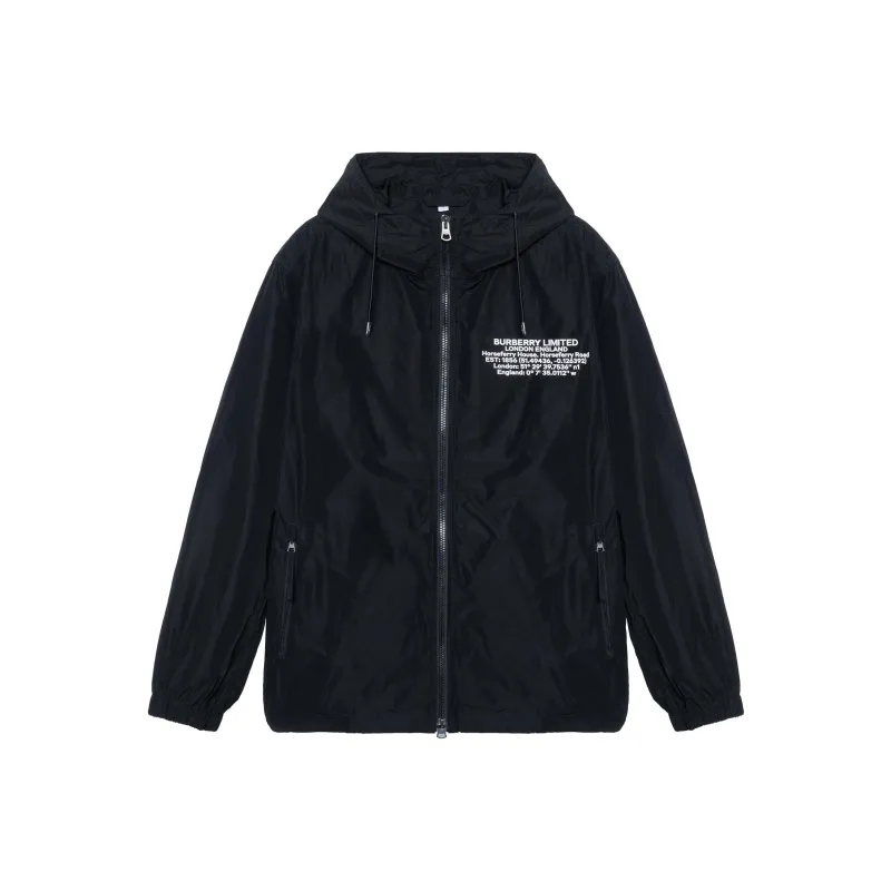 Burberry Location Print Taffeta Jacket-0