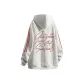 White Gray & Red Stripes