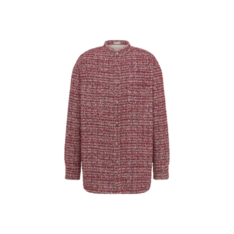 DIOR Shirts Men Burgundy-0
