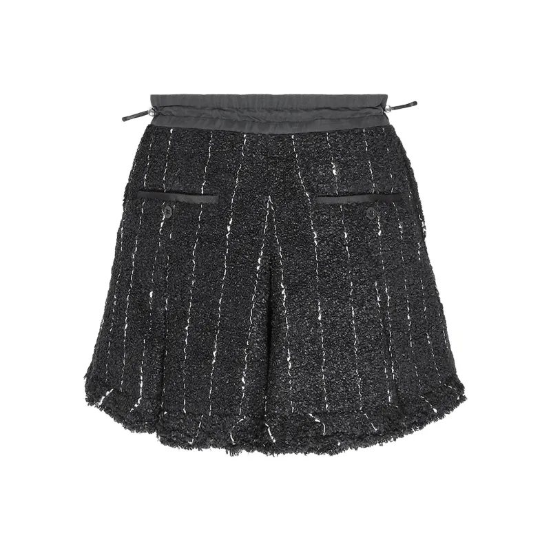 Sacai Casual Shorts Women's Black-1