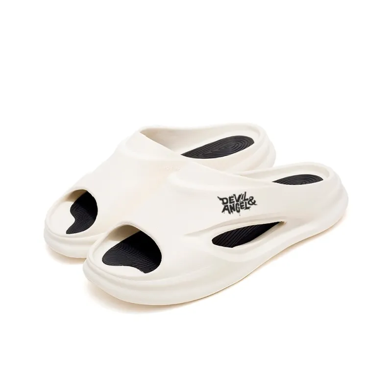 DEVIL AND ANGEL Slip Resistant Slide Slippers Unisex-4