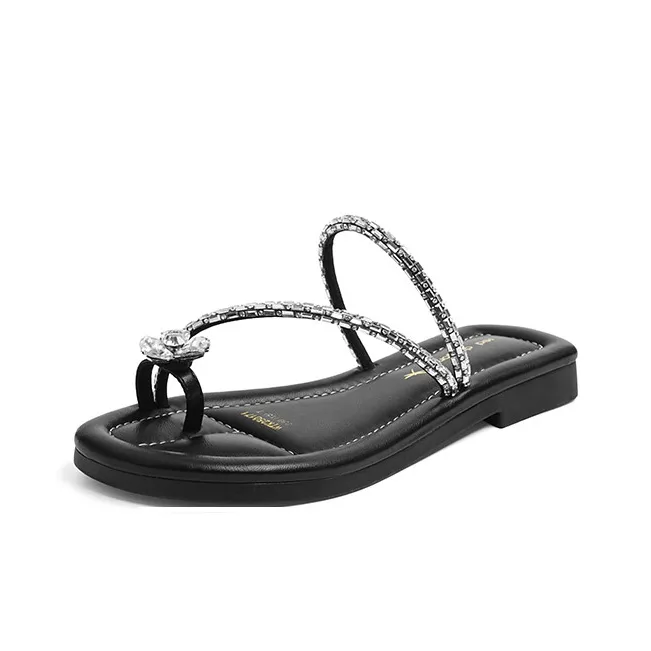 RED DRAGONFLY Rubber Sole Slip Resistant Flip Flops Women's-1