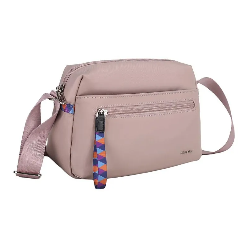 FIDO DIDO Oxford Crossbody Bag Medium Size Women's Multicolor-7