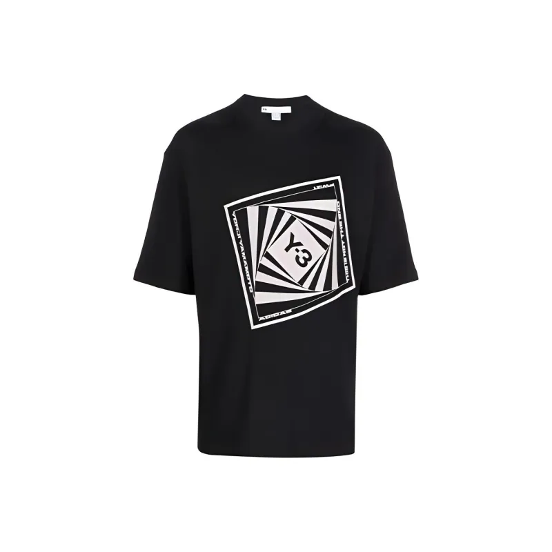 Y 3 T Shirts Men Black-0