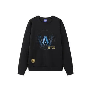 NBA Golden State Warriors Sweatshirt Unisex Black