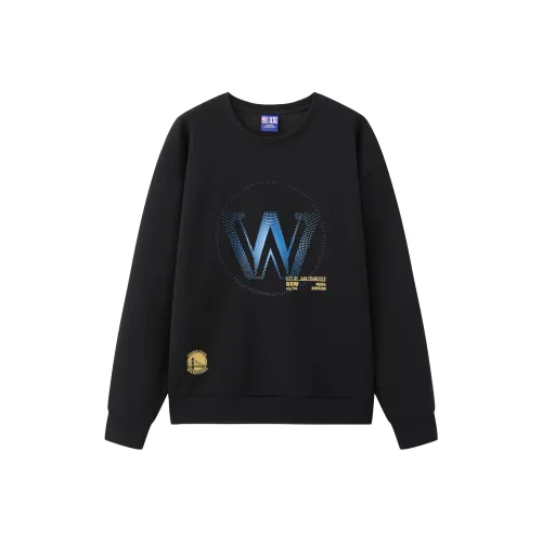 NBA Golden State Warriors Sweatshirt Unisex Black