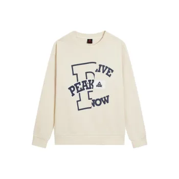 PEAK Sweatshirt Men's White Beige Yellow