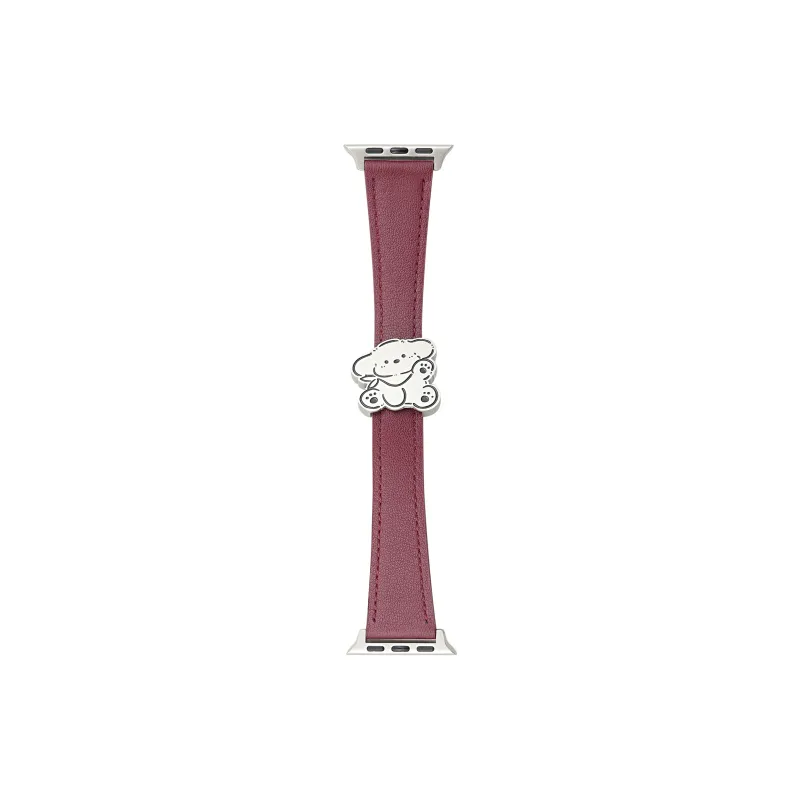 MSSM Watch Band Apple Compatibility 17cm Genuine Leather Material-6