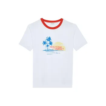 SAINT LAURENT T Shirt Men's White