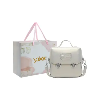 Yalu PU Handbag Unisex White/Silver/Black/Pink/Yellow
