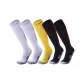 Long Shaft Soccer Socks 5 Pack (2 White/1 Yellow/2 Black)