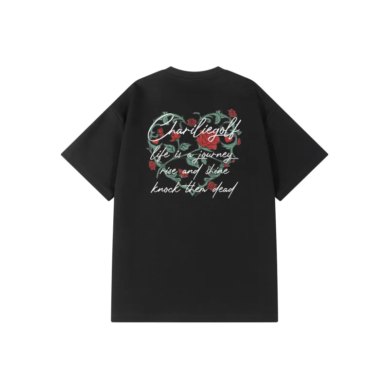 CHARLIE GOLF T Shirt Unisex Black-0