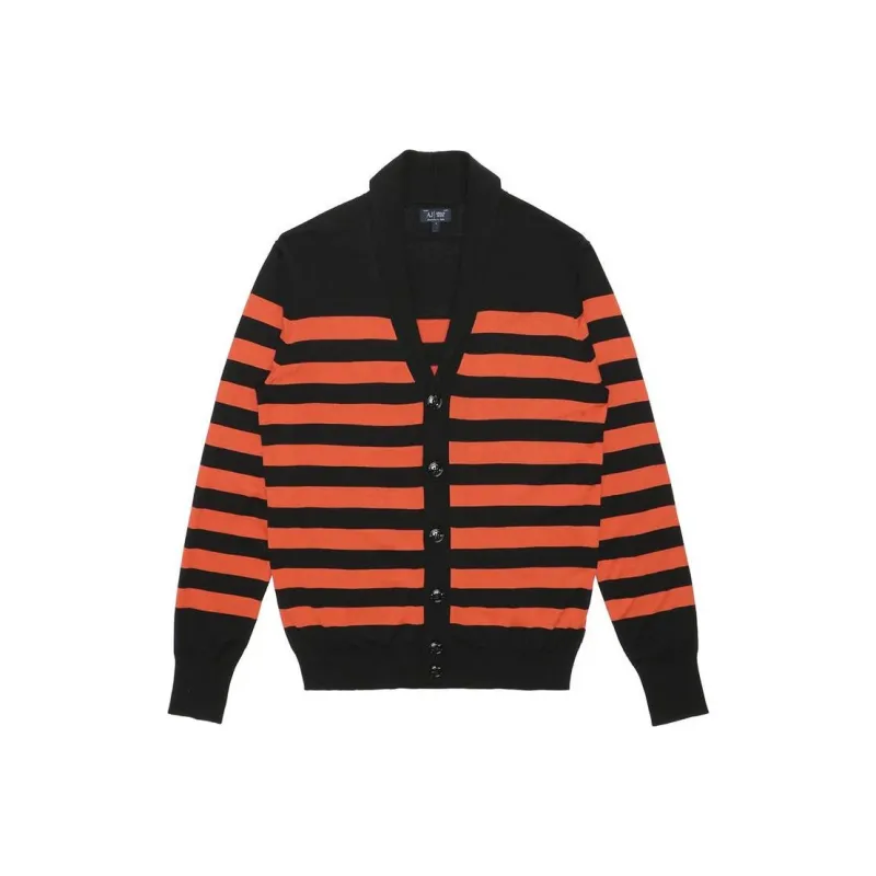 ARMANI JEANS Sweater Men's Black/Orange-0